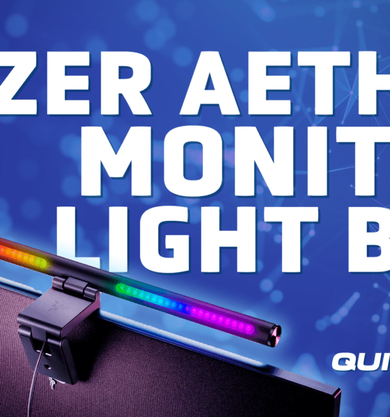 La barra de luces para monitor Razer Aether aporta aún más RGB a tu configuración