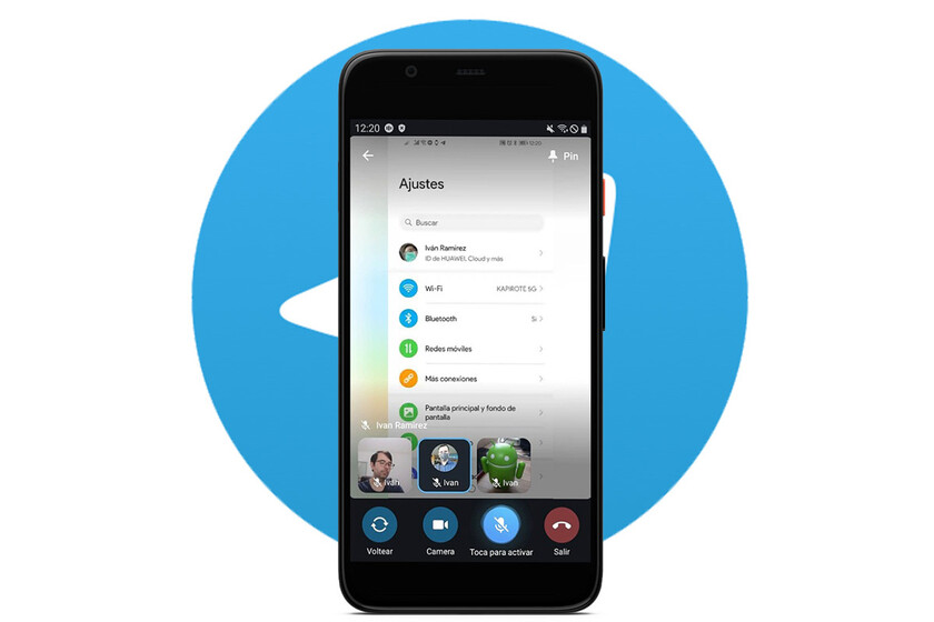 La beta de Telegram ya puede hacer videollamadas grupales y compartir la pantalla