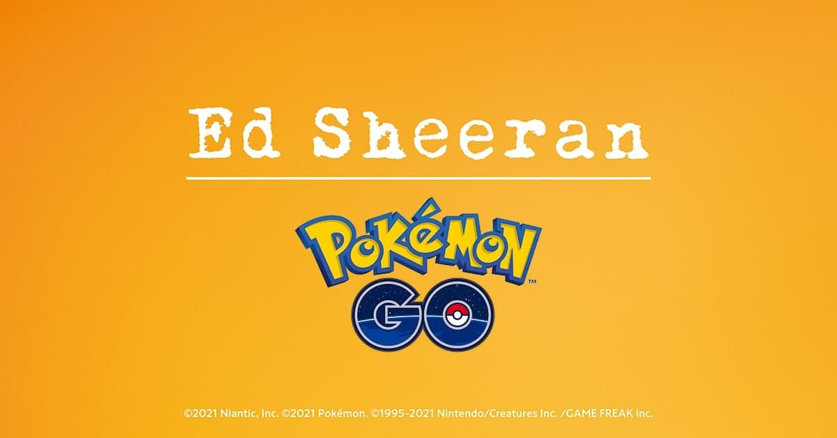 ¡Un Ed Sheeran salvaje apareció en Pokémon Go!